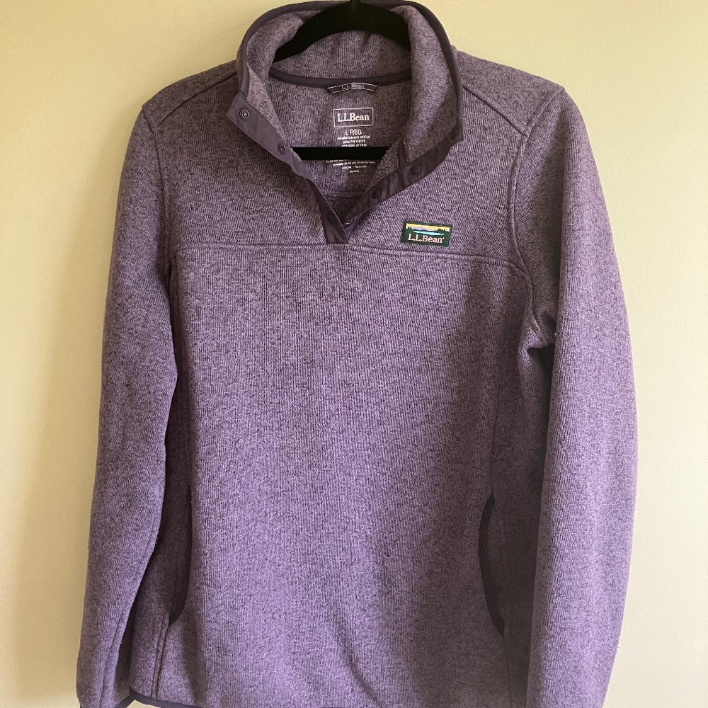 Purple L.L. Bean Women's Pullover